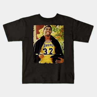 Magic Johnson in Lakers Kids T-Shirt